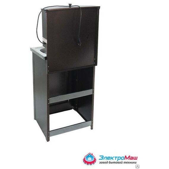 Умывальники: Дачный умывальник с подогревом  Акватекс с ЭВН+мойка нерж. медь фотографии