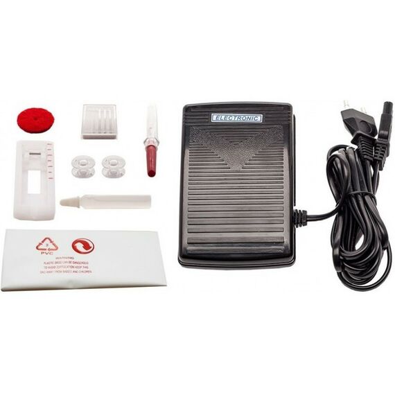 Швейные машинки: Швейная машина  Comfort 210 электромеханическое, расположение катушки вертикальное, швейных операций - 15, петля-полуавтомат фотографии