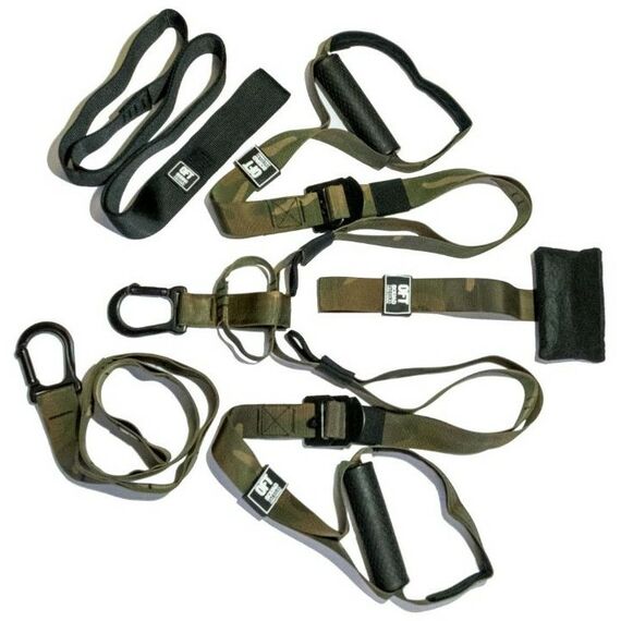 Фитнес оборудование: Петли для функционального тренинга хаки Original FitTools FT-SQUAD Максимальная нагрузка 300 кг фотографии