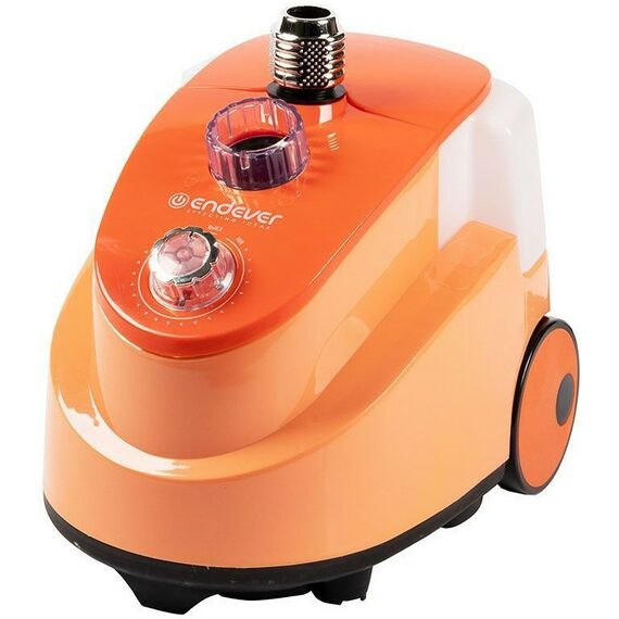 Отпариватели и пароочистители: Отпариватель Endever Odyssey Q-107 мощность: 2000 Вт, объем 1.7 л, время нагрева 38 с, цвет: оранжевый фотографии