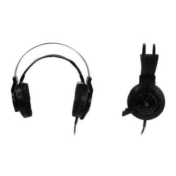 Наушники и гарнитуры: Наушники с микрофоном A4-Tech Bloody G430 Black шнур 2.2м, с регулятором громкости фотографии