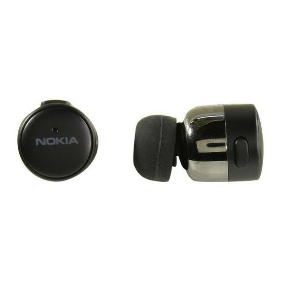 Наушники и гарнитуры: Наушники с микрофоном Nokia True Wireless Earbuds V1 BH-705 Black Bluetooth5.0, с рег. громкости [8P00000030] фотографии