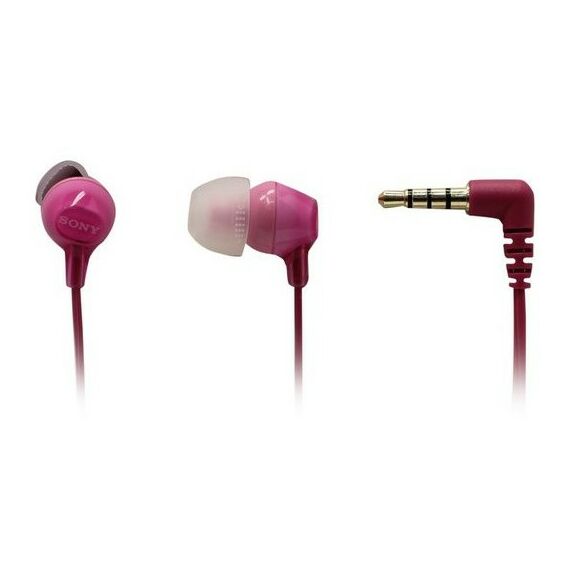 Наушники и гарнитуры: Наушники с микрофоном Sony MDR-EX15AP-PI Pink шнур 1.2м фотографии