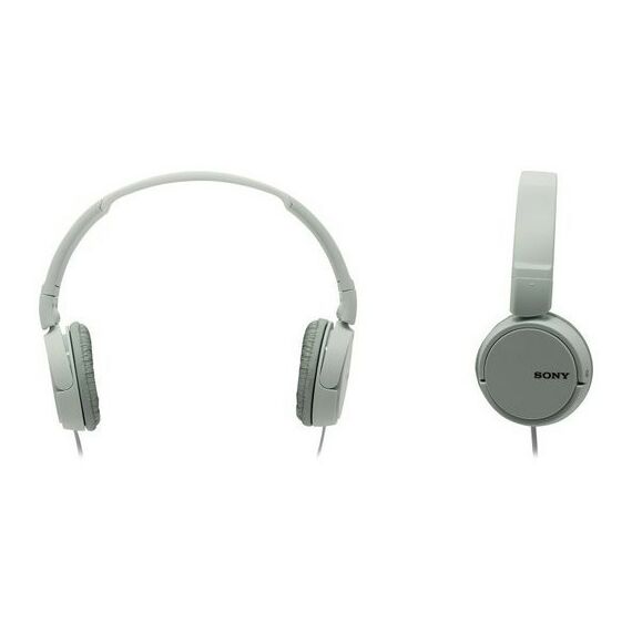Наушники и гарнитуры: Наушники Sony MDR-ZX110-W White шнур 1.2м фотографии