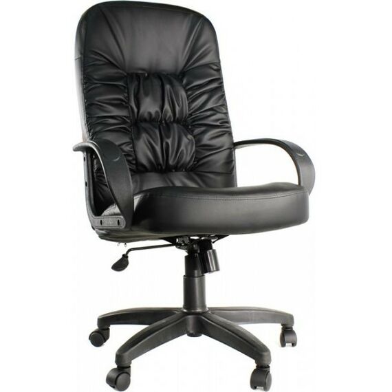 Стулья и кресла: Офисное кресло Chairman 416 ЭКО чёрный матовый [6025524] фотографии