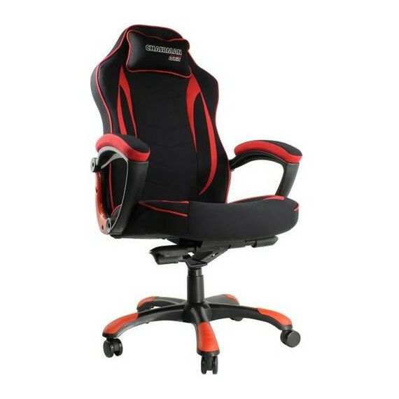 Стулья и кресла: Кресло игровое Chairman Game 28 ткань чёрный/красный [7059196] фотографии