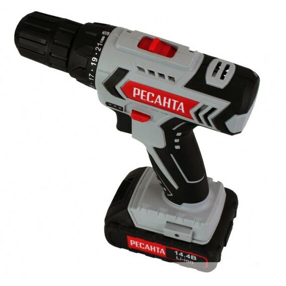 Дрели и шуруповерты: Дрель-шуруповерт аккумуляторная РЕСАНТА ДА-14-2Л фотографии