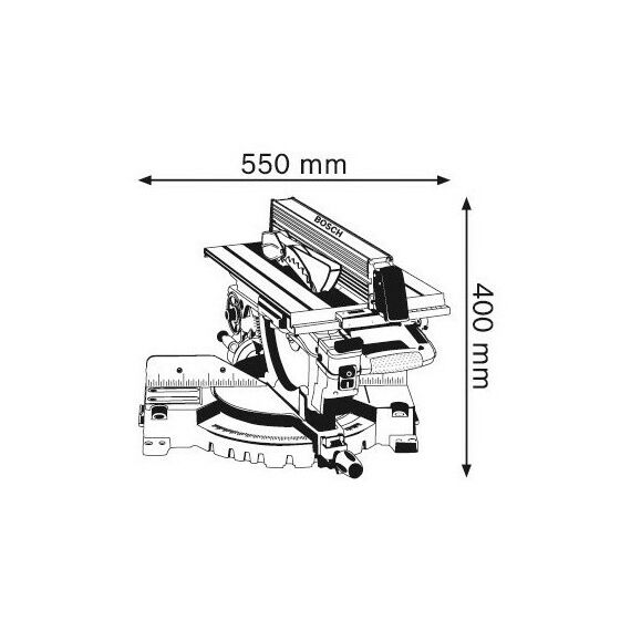 Электропилы: Торцовочная пила BOSCH GTM 12 JL 1800 Вт, 4300  об/мин, размер диска 305х30 мм, размер.раб.стола 465х308 мм, макс.ширина/макс.высота в гр. 151/95, высота заготовки в режиме настольной дисковой пилы 51 мм [0601B15001] фотографии
