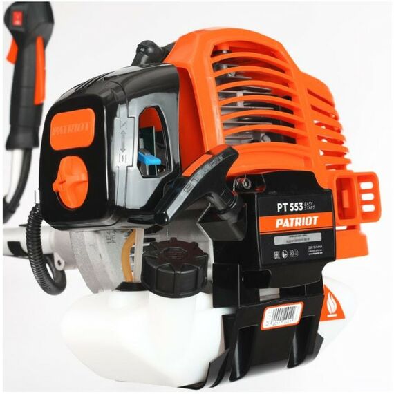 Триммеры: Бензотриммер Patriot PT 553 3.0 л.с/2.2кВт, 52 см3, нож/леска 2.4мм, неразборная штанга [250108444] фотографии