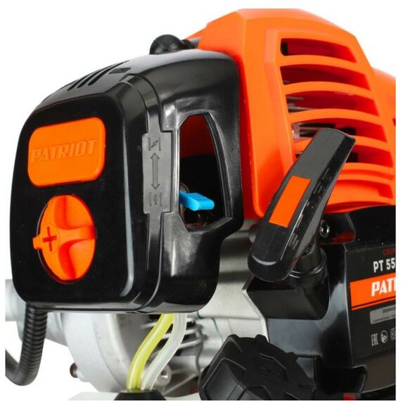 Триммеры: Бензотриммер Patriot PT 5555ES Country 3.0 л.с/2.2кВт, 52 см3, нож/леска 2.4мм, неразборная штанга [250108055] фотографии