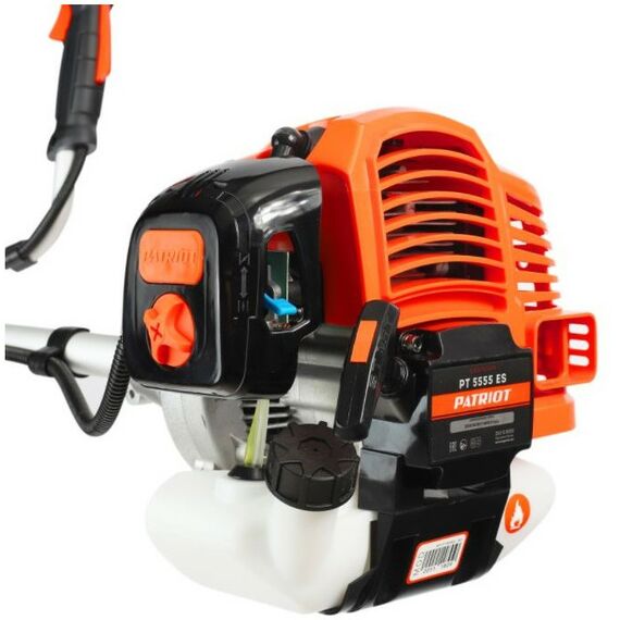 Триммеры: Бензотриммер Patriot PT 5555ES Country 3.0 л.с/2.2кВт, 52 см3, нож/леска 2.4мм, неразборная штанга [250108055] фотографии