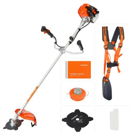 Триммеры: Бензотриммер Patriot PT 5555ES Country 3.0 л.с/2.2кВт, 52 см3, нож/леска 2.4мм, неразборная штанга [250108055] фотографии