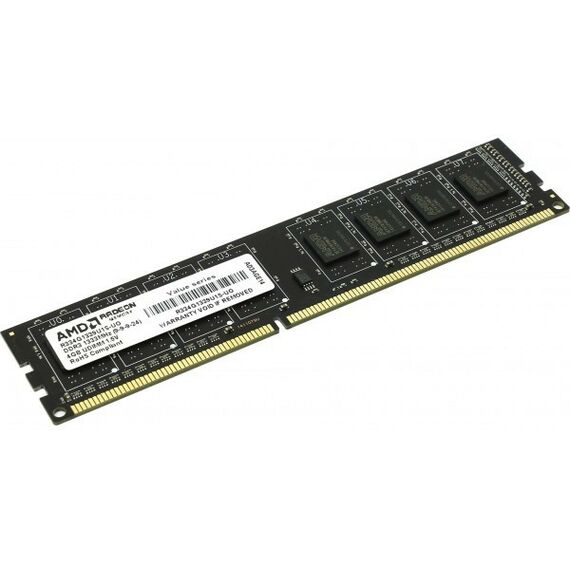 Оперативная память: Модуль памяти AMD 4Gb DDR-III DIMM <PC3-10600> Low Profile CL9 [R334G1339U1S-UO] фотографии