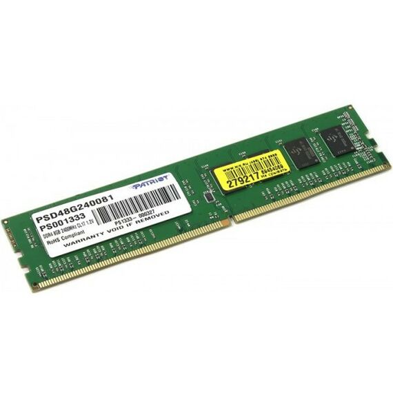 Оперативная память: Оперативная память Patriot 8Gb DDR4 DIMM <PC4-19200> CL17 [PSD48G240081] фотографии