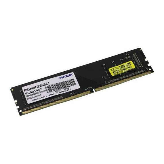 Оперативная память: Модуль памяти Patriot 4Gb DDR4 DIMM <PC4-21300> CL19 [PSD44G266641] фотографии