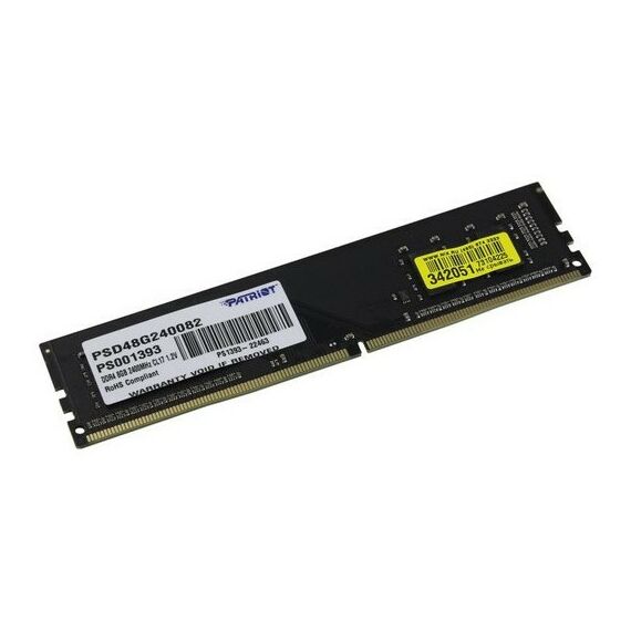 Оперативная память: Модуль памяти Patriot Signature Line 8Gb DDR4 DIMM <PC4-19200> CL17 [PSD48G240082] фотографии