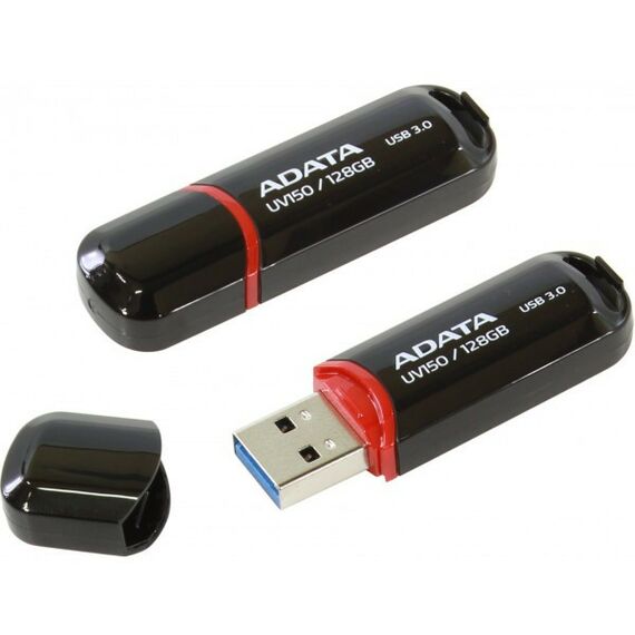 USB флешки: USB Flash Drive AData UV150 128Gb USB3.0 [AUV150-128G-RBK] фотографии