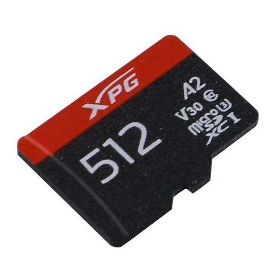 Secure Digital карты: Карта памяти AData XPG 512Gb microSDXC V30 [AUSDX512GUI3XPGA2-R] фотографии