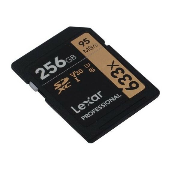 Secure Digital карты: Карта памяти Lexar SDXC 256Gb V30 UHS-I U3 [LSD256CBEU633] фотографии