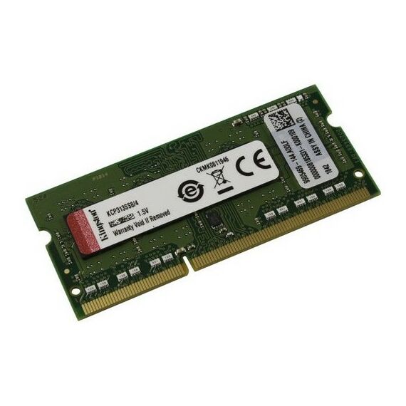Память для ноутбуков: Модуль памяти Kingston 4Gb DDR3 SODIMM <PC3-10600> CL9 for NoteBook [KCP313SS8/4] фотографии