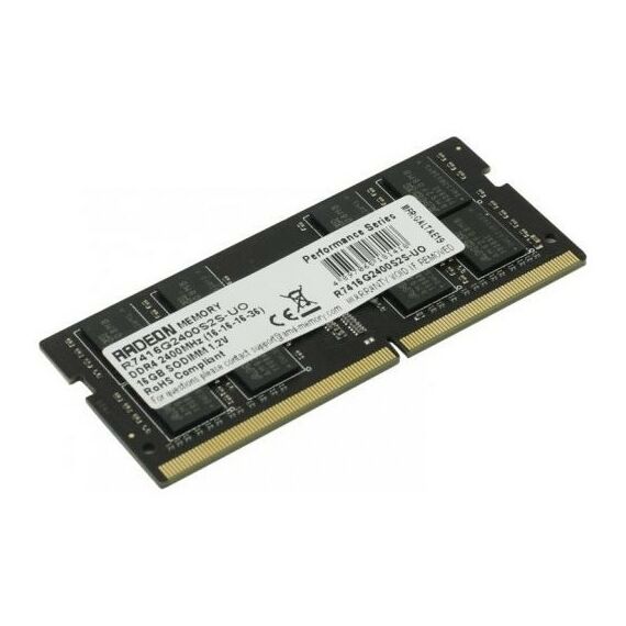 Память для ноутбуков: Модуль памяти AMD 16Gb DDR4 SODIMM CL16 <PC4-19200> (forNoteBook) [R7416G2400S2S-UO] фотографии