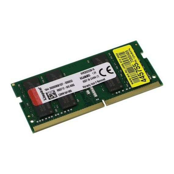 Память для ноутбуков: Модуль памяти Kingston 16Gb DDR4 SODIMM <PC4-25600> CL22 (forNoteBook) [KVR32S22D8/16] фотографии