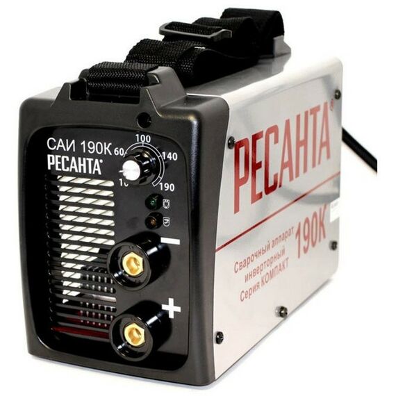 Сварочные аппараты: Сварочный аппарат инверторный РЕСАНТА САИ-190К компакт фотографии
