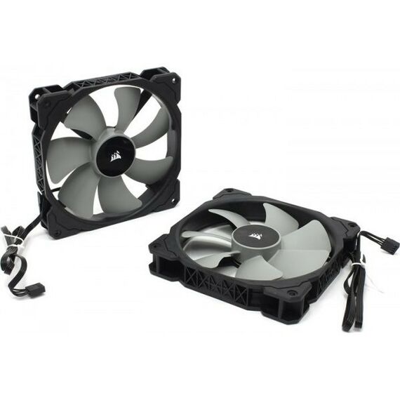 Вентиляторы и охлаждение: Вентилятор для корпуса Corsair ML140 PRO Twin Pack 4пин, 140x140x25мм,  16-37дБ, 400-2000 об/мин [CO-9050044-WW] фотографии