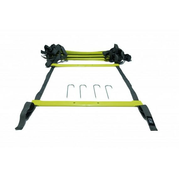 Фитнес оборудование: Лестница координационная Original FitTools FT-AG-LADD 6 м, 13 секций фотографии