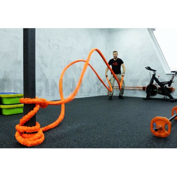 Фитнес оборудование: Канат для функционального тренинга Original FitTools FT-BTR-50-9100 50 мм х 9,1 м фотографии