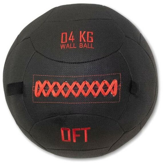 Фитнес оборудование: Тренировочный мяч Original FitTools Wall Ball Deluxe FT-DWB-4 4 кг фотографии
