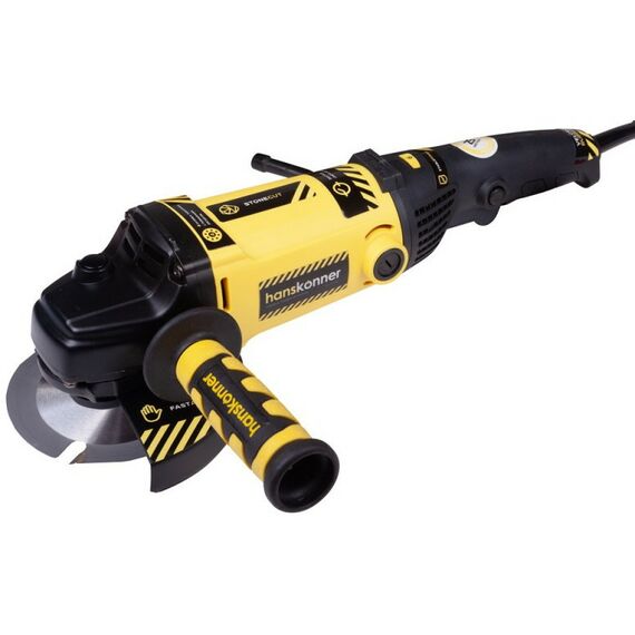 Угловые шлифмашинки (болгарки): Машина углошлифовальная Hanskonner HAG15150EC 150 мм., 1500 Вт. фотографии