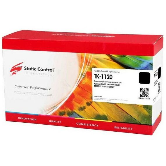 Для Kyocera: Картридж лазерный Static Control TK-1120 черный 3000 стр., для Kyocera FS 1025MFP/1060/1060DN/1125/ [002-08-LTK1120] фотографии