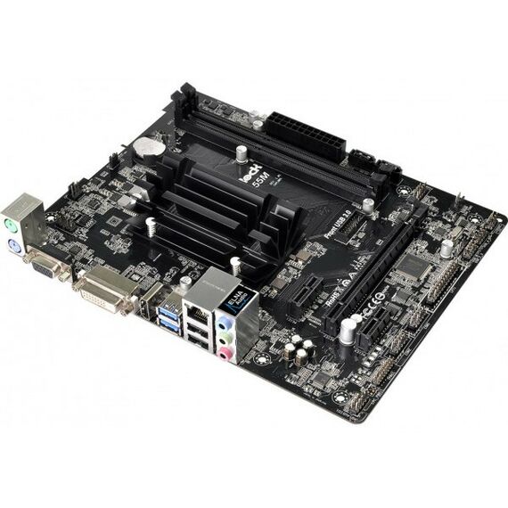 Материнские платы: Материнская плата ASRock J3355M J3355 onboard Dsub+DVI+HDMI GbLAN SATA MicroATX 2DDR3 RTL фотографии