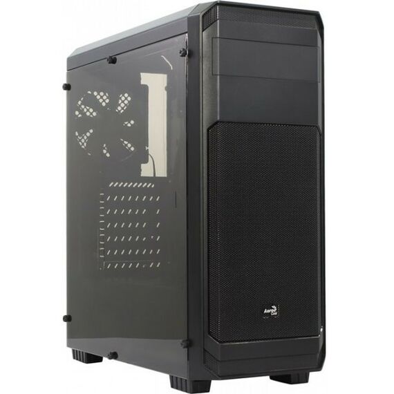 Корпуса компьютерные: Корпус AeroCool Aero-300 Black FAW Miditower ATX Без БП фотографии