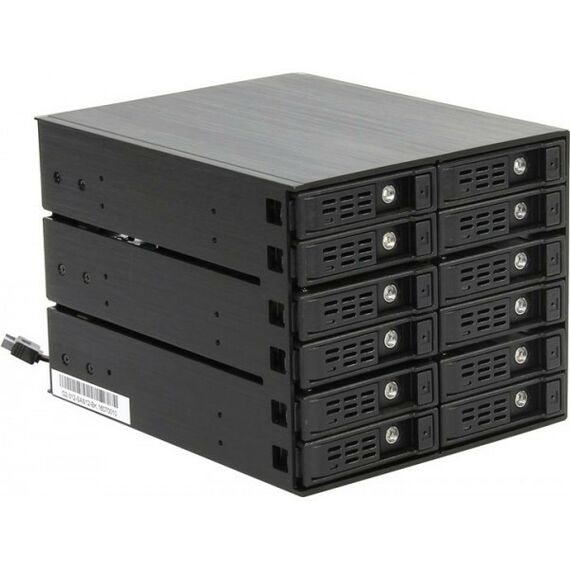 Корпуса компьютерные: HotSwap корзина Procase G2-312-SAS12-BK 12xSAS 2.5" фотографии