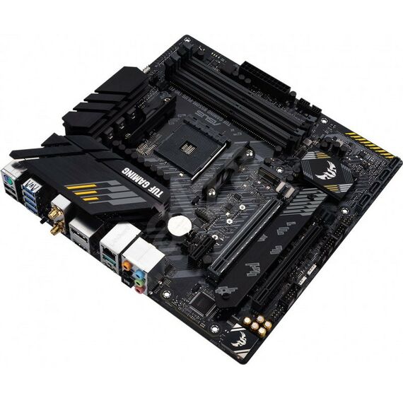 Материнские платы: Материнская плата Asus TUF GAMING B550M-PLUS AM4 <B550> 2xPCI-E HDMI+DP 2.5GbLAN SATA MicroATX 4DDR4 RTL фотографии