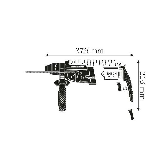 Перфораторы: Перфоратор BOSCH GBH 2-28 880Вт, 3.2Дж, бетон 28мм, 3 режима, 2.9кг, кейс, SDS-plus [0611267500] фотографии