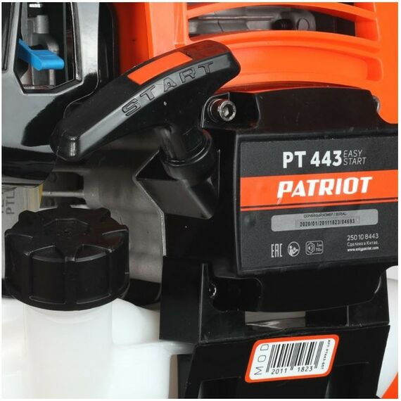 Триммеры: Бензотриммер Patriot PT 443 The One 2.5л.с/1.8кВт, 43см3, нож/леска 3мм [250108443] фотографии