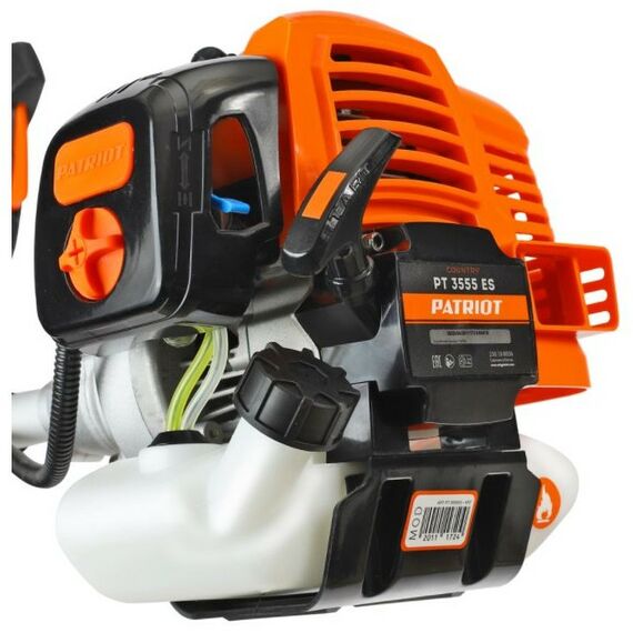 Триммеры: Бензотриммер Patriot PT3555ES Country 1.8л.с/1.32кВт, 33см3, нож/леска 3мм, неразборная штанга [250108036] фотографии
