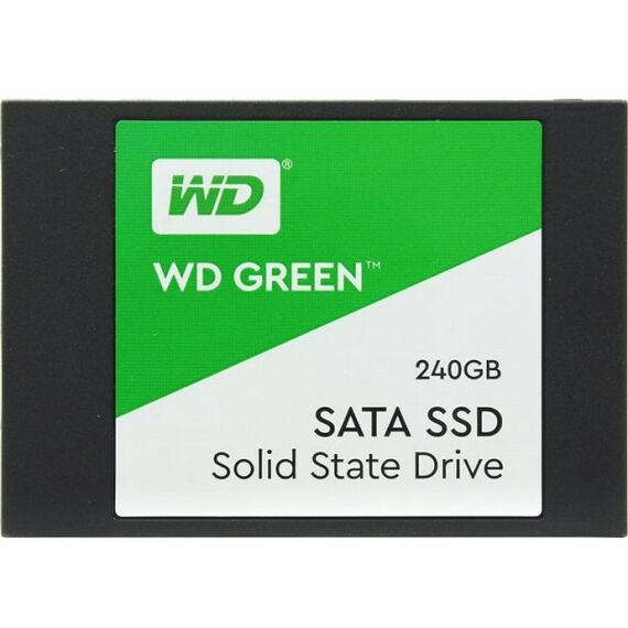 SSD-накопители: SSD-накопитель Western Digital 240 Gb Green SATA 6Gb/s 2.5" TLC [WDS240G2G0A] фотографии