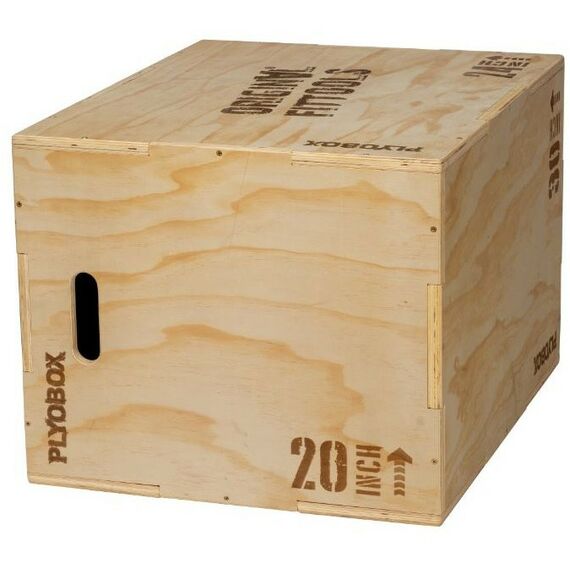 Фитнес оборудование: Платформа для запрыгивания Original FitTools FT-PLYO1 Высота изделия 500 - 600 - 700 мм, плиометрическая фотографии