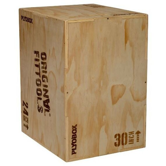 Фитнес оборудование: Платформа для запрыгивания Original FitTools FT-PLYO1 Высота изделия 500 - 600 - 700 мм, плиометрическая фотографии