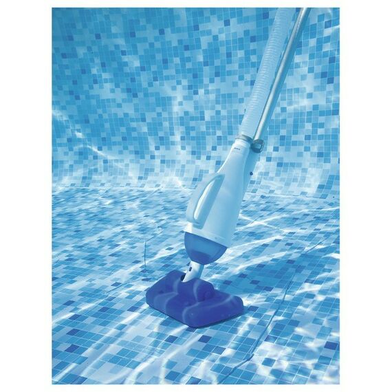 Бассейны: Пылесос для бассейна BestWay 58212 вакуумный, 3 предмета: 2 насадки, ручка 190 см фотографии