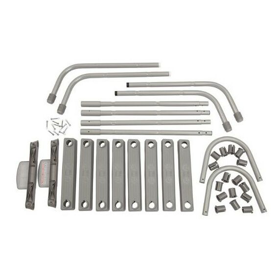 Бассейны: Бассейн каркасный BestWay Power Steel 488х244х122 см песочный фильтр насос лестница тент подстилка [56671] фотографии