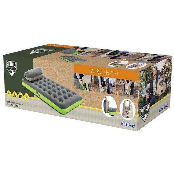 Надувные матрасы: Матрас надувной BestWay Roll & Relax 188 х 99 х 22 см [67619] фотографии