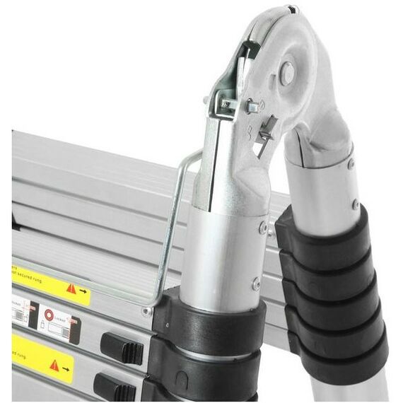 Стремянки и лестницы: Стремянка-лестница телескопическая TUNDRA 1.9 х 1.9 м раскладная, алюминиевая фотографии