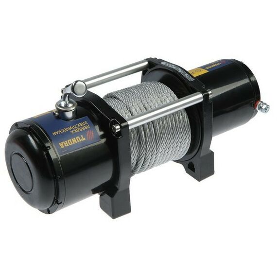 Лебедки, тали, тельферы: Электрическая лебёдка TUNDRA 2722 кг (6000 lb) трос 7.2 мм х 24 м, 12/24V, до 8.5 м/мин фотографии