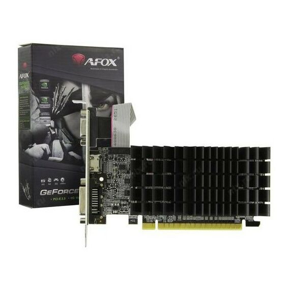 Видеокарты: Видеокарта Afox GeForce G210 1Gb  GDDR3 D-Sub+DVI+HDMI RTL [AF210-1024D3L5-V2] фотографии