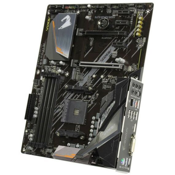 Материнские платы: Материнская плата GigaByte A520 AORUS ELITE AM4 <AMD A520> 2xPCI-E DVI+HDMI GbLAN SATA RAID ATX 4DDR4 RTL фотографии